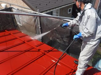 郡山市　屋根塗装　外壁塗装　付帯部塗装