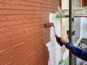 住宅外壁の塗装状況